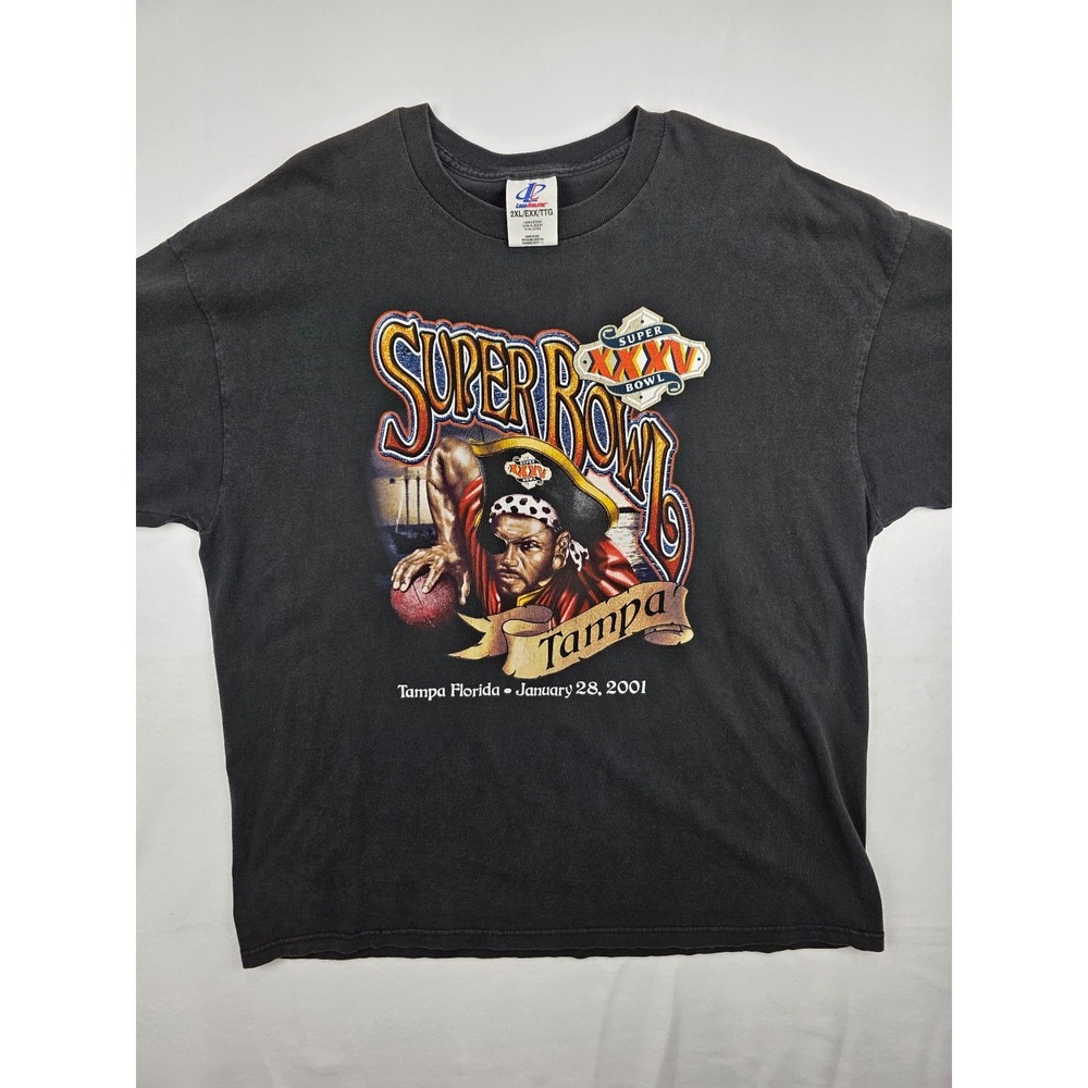 Vintage Super Bowl‎ XXXV  Tampa Graphic Shirt
